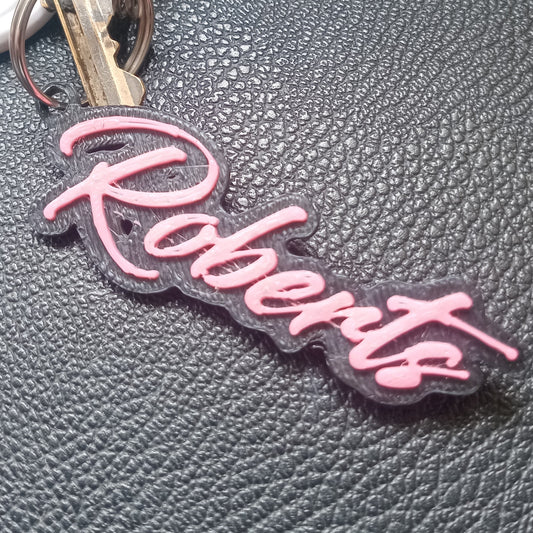 COLORFUL! Name Tag - Custom Keychain for Bags, keys, Pets & more!