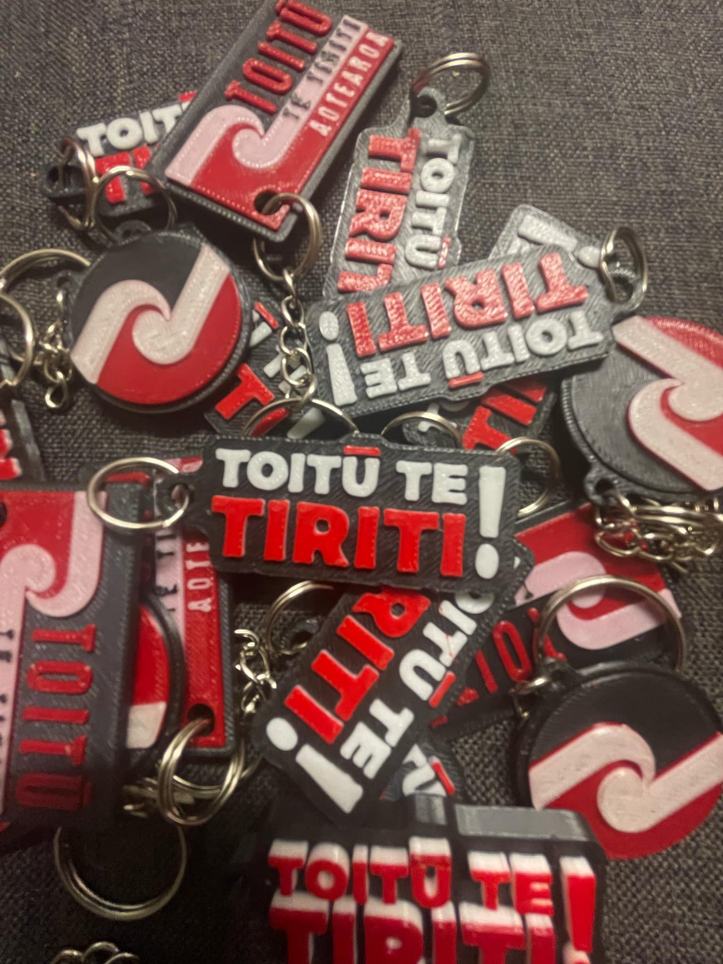 TOITŪ TE TIRITI Keychain - Custom Keychain for Bags & More!